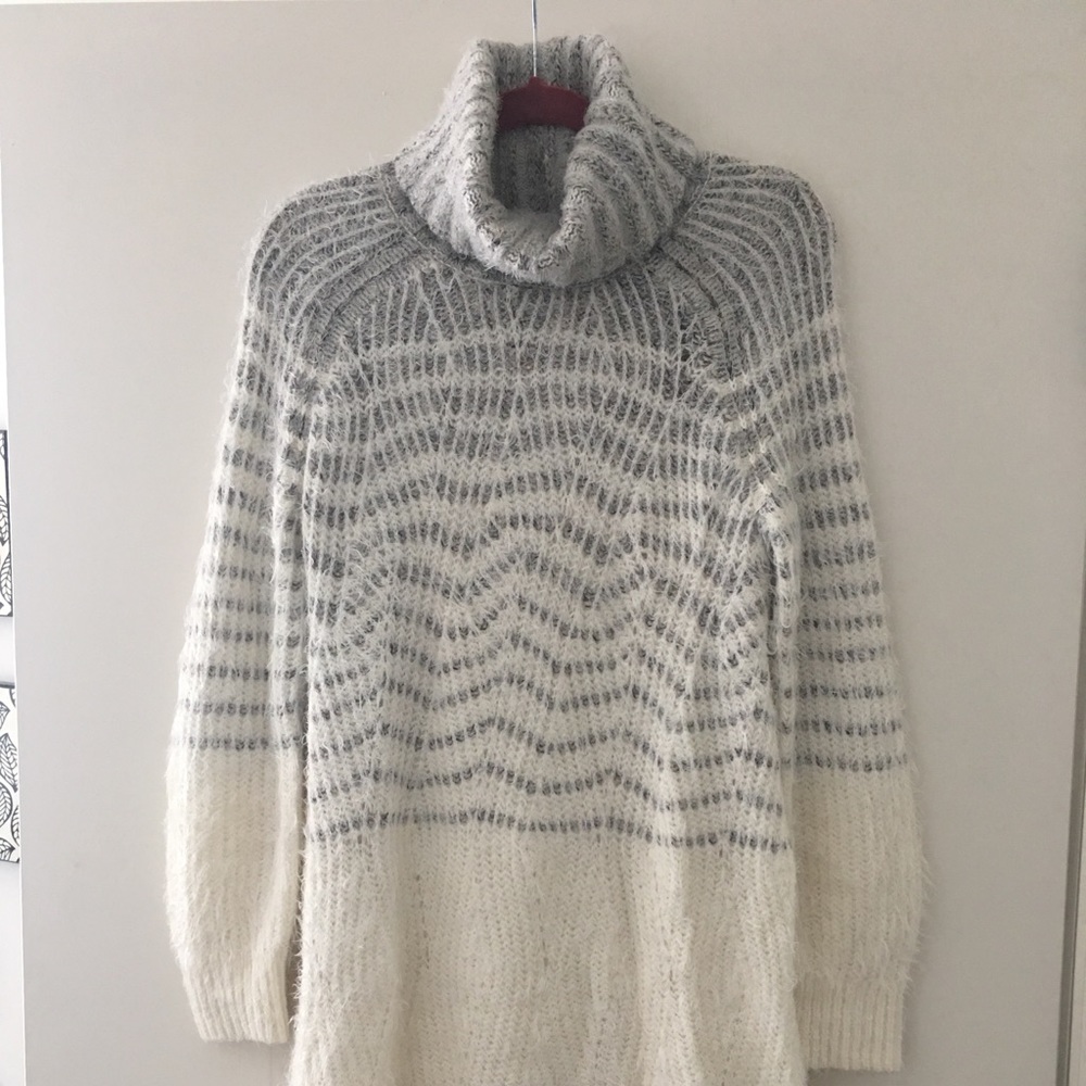 Anthropologie | Sweater dress removable lining